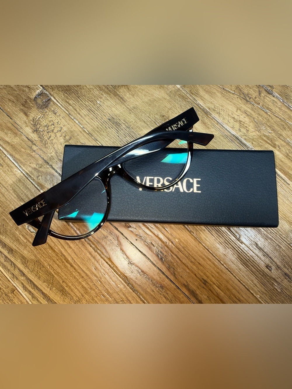 Versace VE3364U Tortoise Shell Cat Eye Frames – Medusa Logo – With Case - Picture 8 of 14